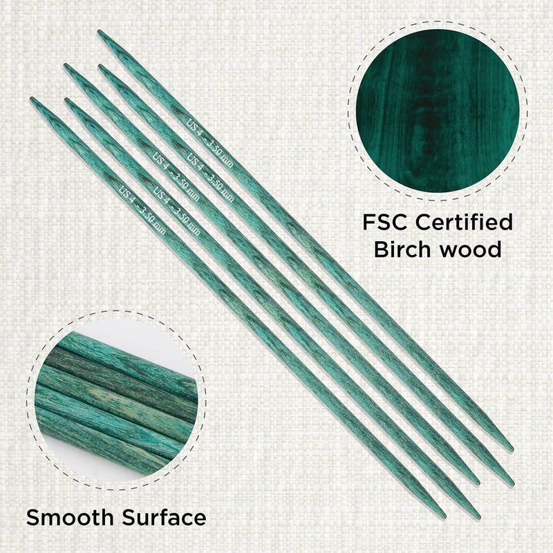Knit Pro Dreamz Double Pointed Needles 6" (15cm) | US Size 4 (3.5mm) - Image 1